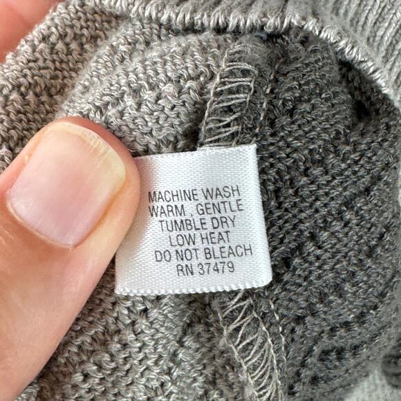 VTG St. Croix Knits Taupe/Black/Red Abstract Grandpa Crewneck Sweater Size Large - Picture 8 of 13